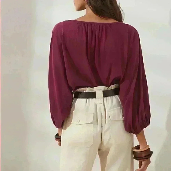 Banana Republic Grey Knit Poet Top - Picture 8 of 8